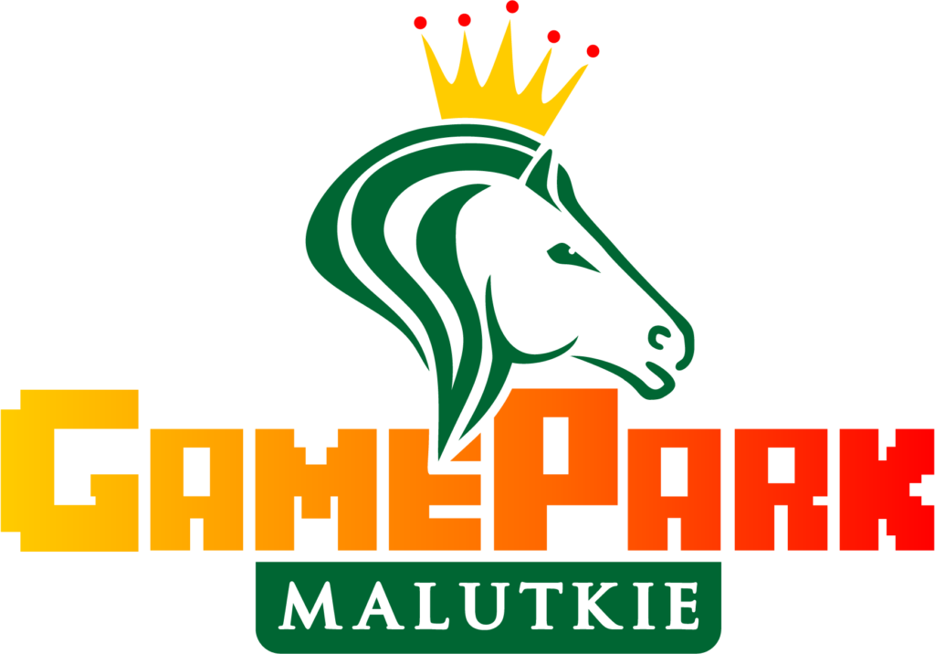 Logo GamePark Malutkie z koniem w koronie